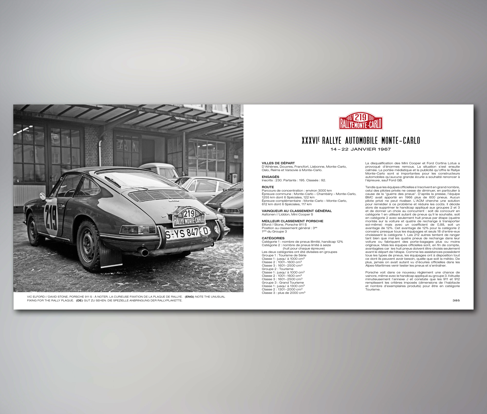 Porsche in the Monte Carlo Rally 1952 – 1982 / Edition Porsche Museum